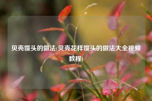 贝壳馒头的做法(贝壳花样馒头的做法大全视频教程)