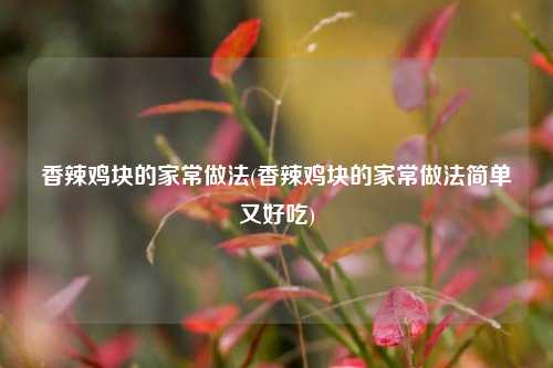 香辣鸡块的家常做法(香辣鸡块的家常做法简单又好吃)