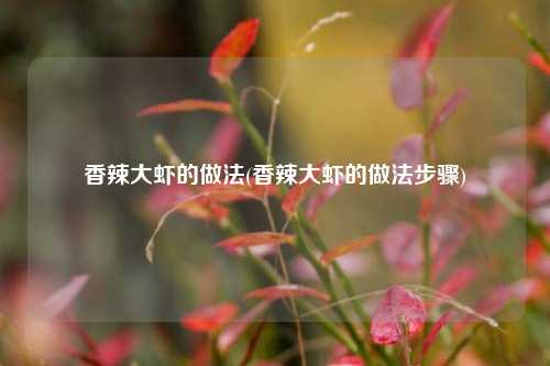 香辣大虾的做法(香辣大虾的做法步骤)